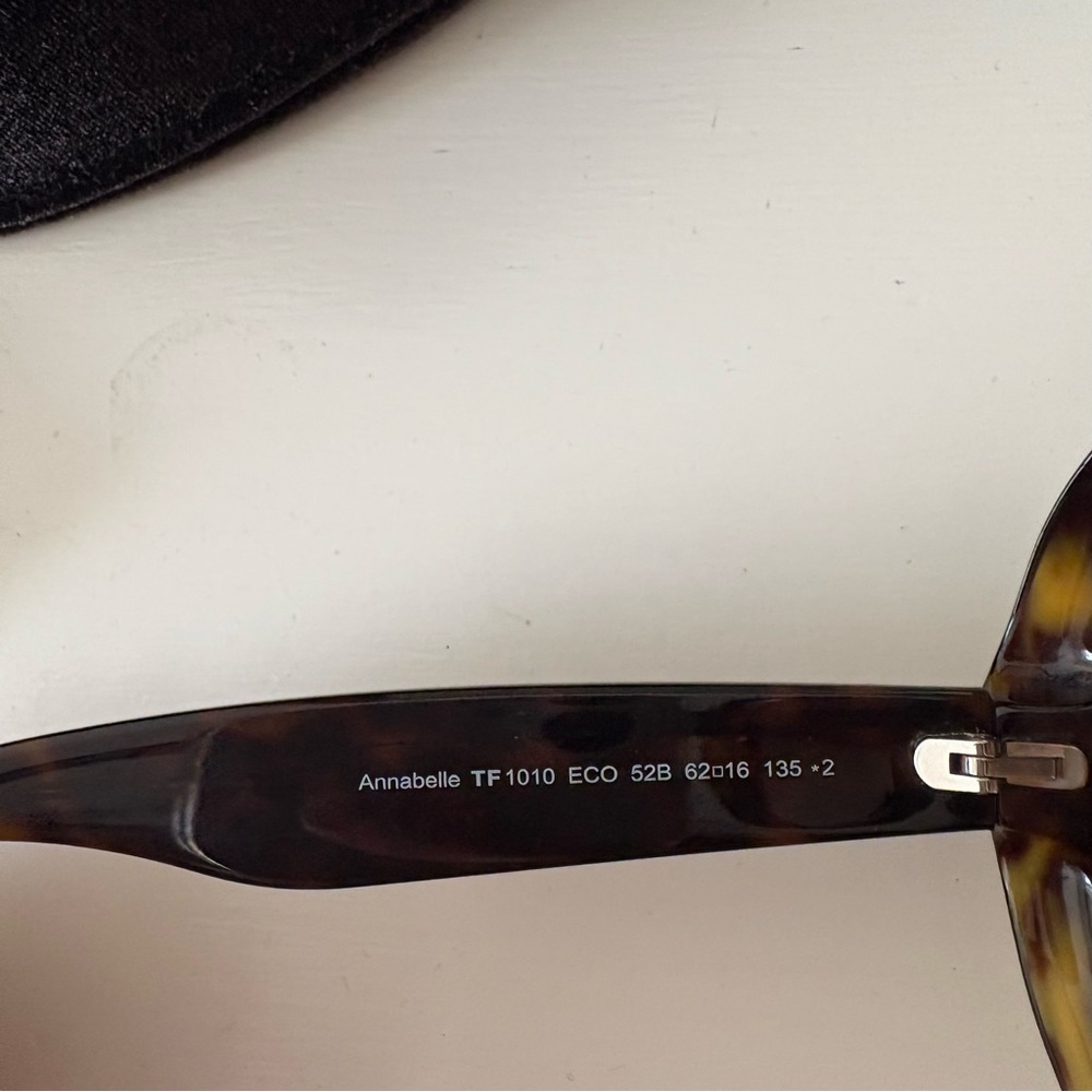 Tom Ford Annabelle Brown Oversized Sunglasses Round - Picture 5 of 6